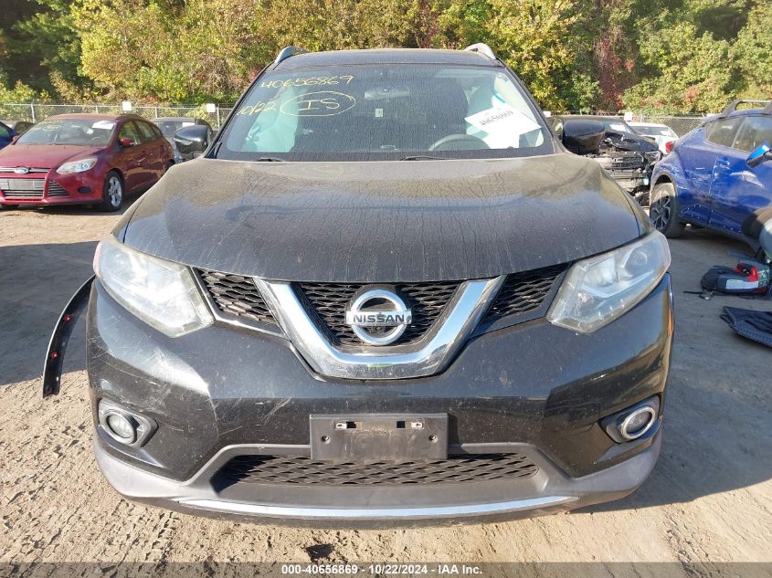 2016 Nissan Rogue Sl VIN: 5N1AT2MV2GC755622 Lot: 40656869