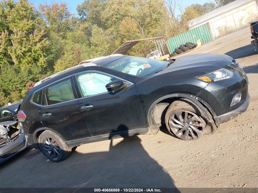 2016 Nissan Rogue Sl VIN: 5N1AT2MV2GC755622 Lot: 40656869