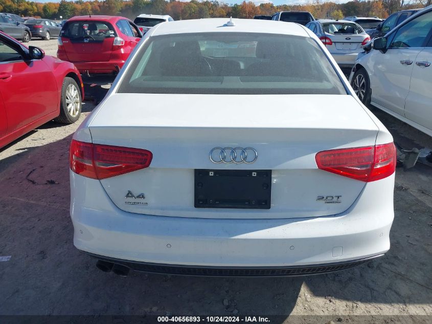 2015 Audi A4 2.0T Premium VIN: WAUFFAFL4FN002066 Lot: 40656893