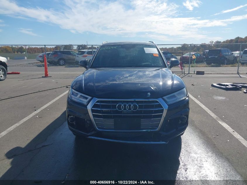 2019 Audi Q5 45 Premium VIN: WA1CNAFY7K2047836 Lot: 40656916