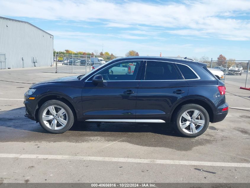 2019 Audi Q5 45 Premium VIN: WA1CNAFY7K2047836 Lot: 40656916