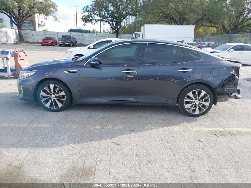 2016 Kia Optima Sx Turbo VIN: 5XXGW4L26GG001034 Lot: 40656927