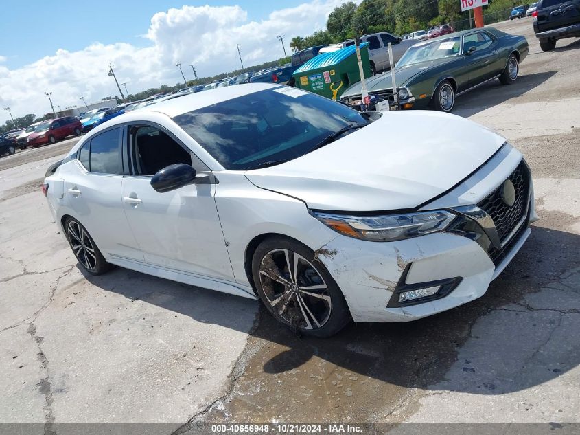 2021 Nissan Sentra Sr Xtronic Cvt VIN: 3N1AB8DV5MY208411 Lot: 40656948