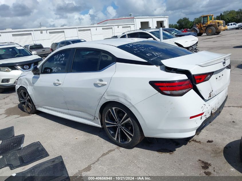 2021 Nissan Sentra Sr Xtronic Cvt VIN: 3N1AB8DV5MY208411 Lot: 40656948