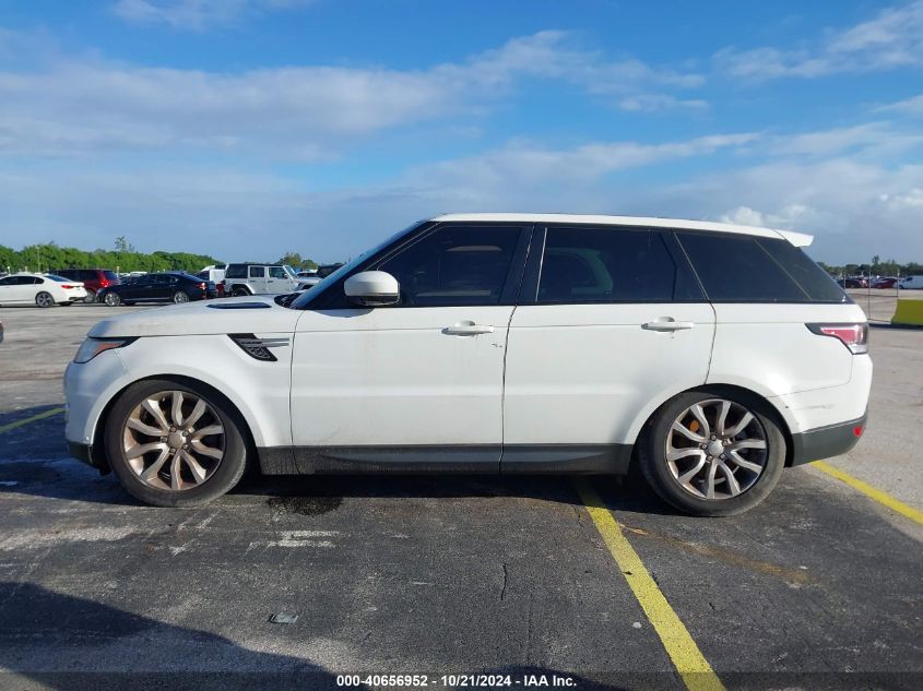 2014 Land Rover Range Rover Sport Hse VIN: SALWR2WF4EA370465 Lot: 40656952