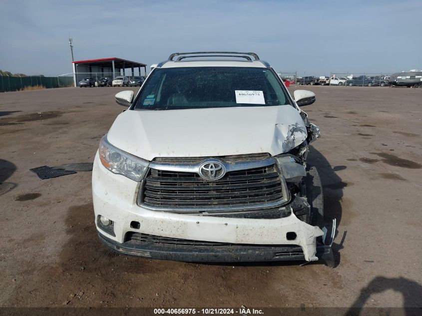 2015 Toyota Highlander Limited Platinum V6/Limited V6 VIN: 5TDDKRFH4F2126946 Lot: 40656975