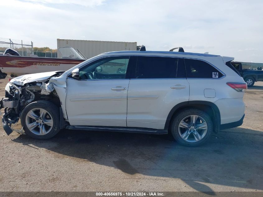 2015 Toyota Highlander Limited Platinum V6/Limited V6 VIN: 5TDDKRFH4F2126946 Lot: 40656975