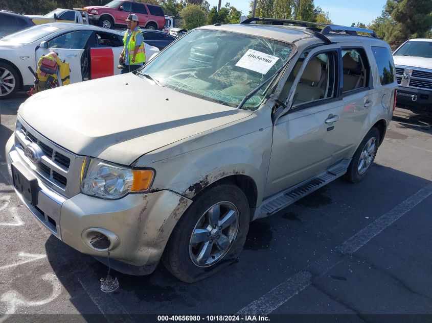 2012 Ford Escape Limited VIN: 1FMCU0EGXCKA47595 Lot: 40656980