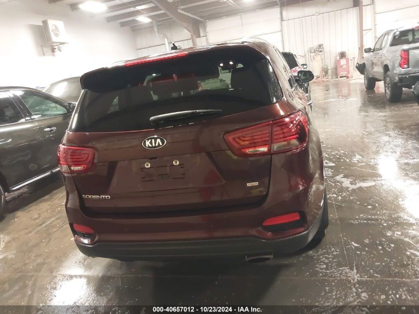 2020 Kia Sorento 2.4L Lx VIN: 5XYPGDA30LG644719 Lot: 40657012