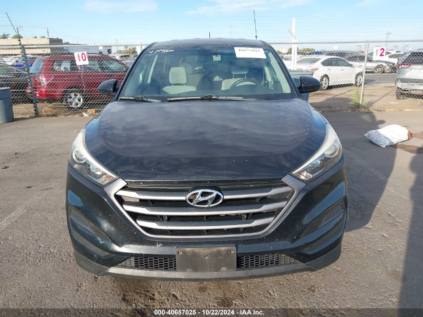 2016 Hyundai Tucson Se VIN: KM8J23A4XGU062103 Lot: 40657025