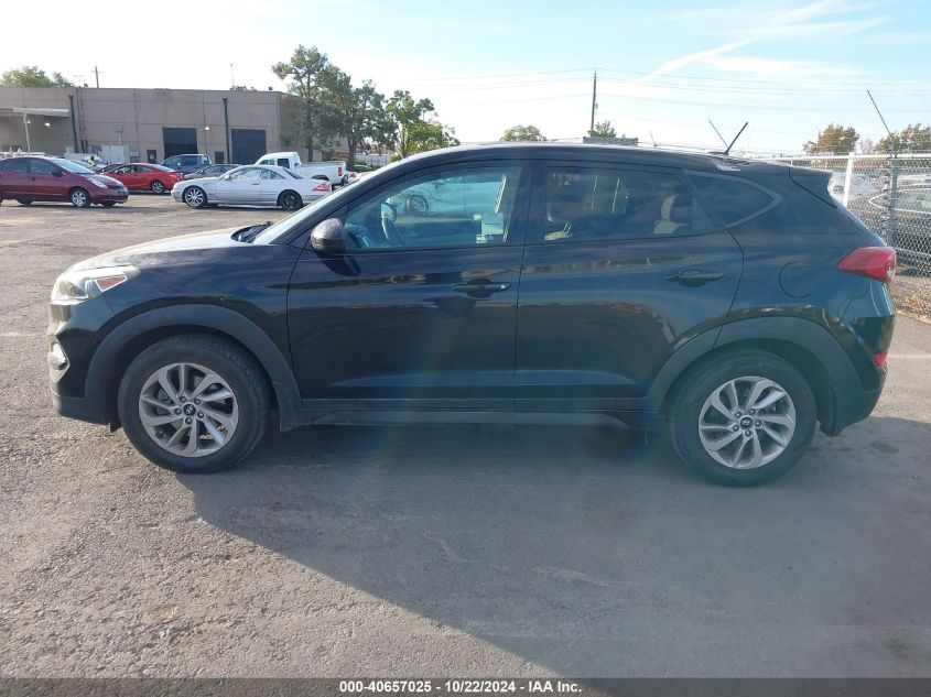 2016 Hyundai Tucson Se VIN: KM8J23A4XGU062103 Lot: 40657025