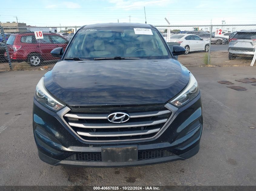 2016 Hyundai Tucson Se VIN: KM8J23A4XGU062103 Lot: 40657025