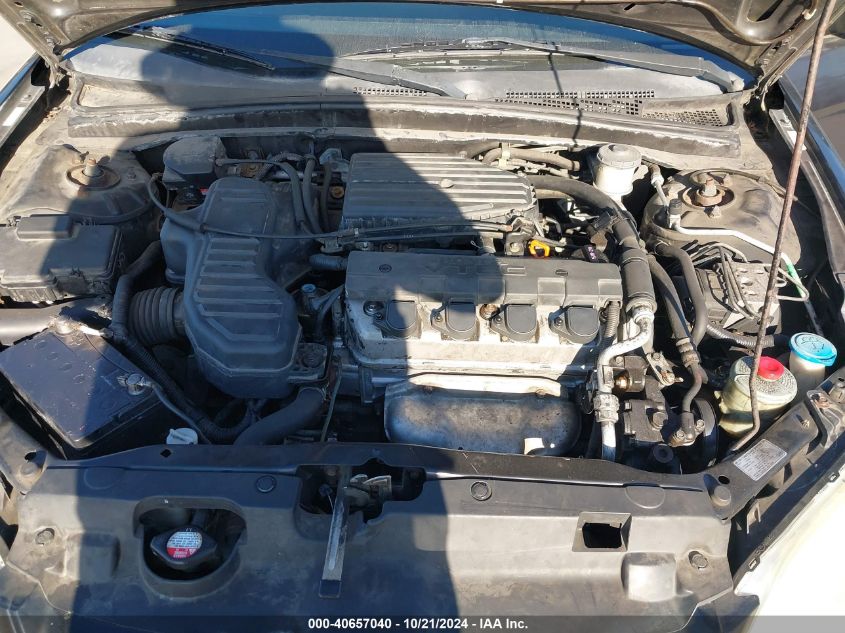 2004 Honda Civic Ex VIN: 2HGES267X4H564340 Lot: 40657040