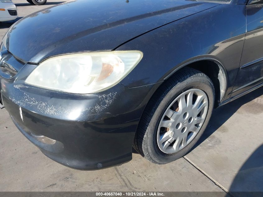 2004 Honda Civic Ex VIN: 2HGES267X4H564340 Lot: 40657040