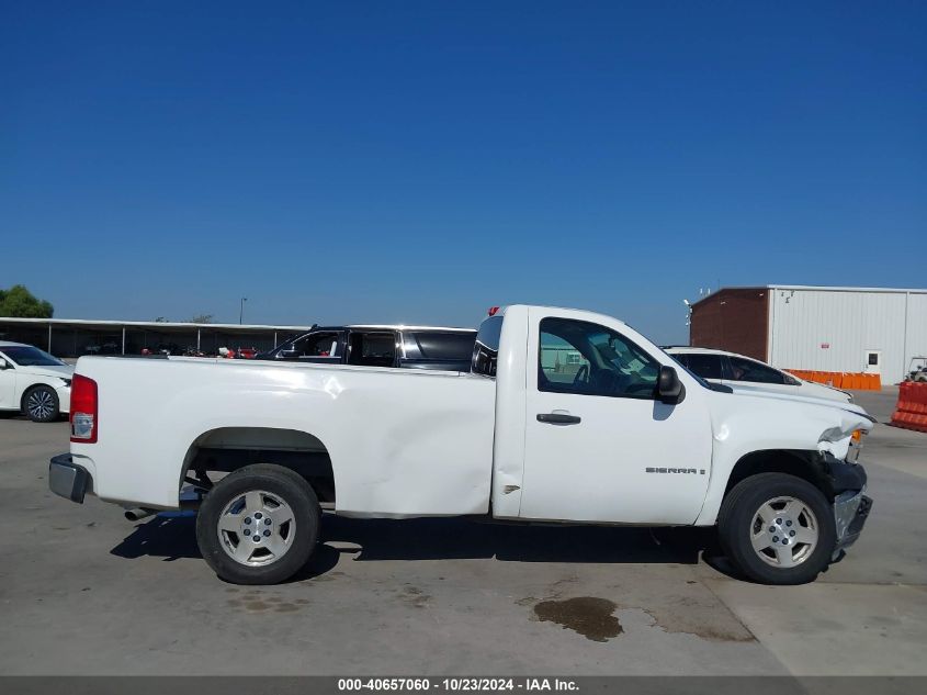 2008 GMC Sierra 1500 Work Truck VIN: 1GTEC14C08Z244763 Lot: 40657060