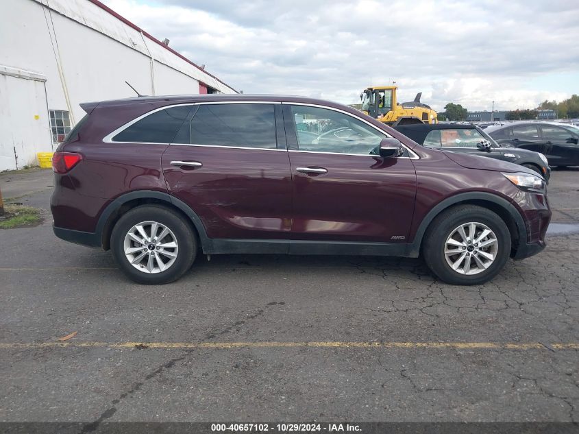 2019 Kia Sorento 3.3L Lx VIN: 5XYPGDA51KG497696 Lot: 40657102