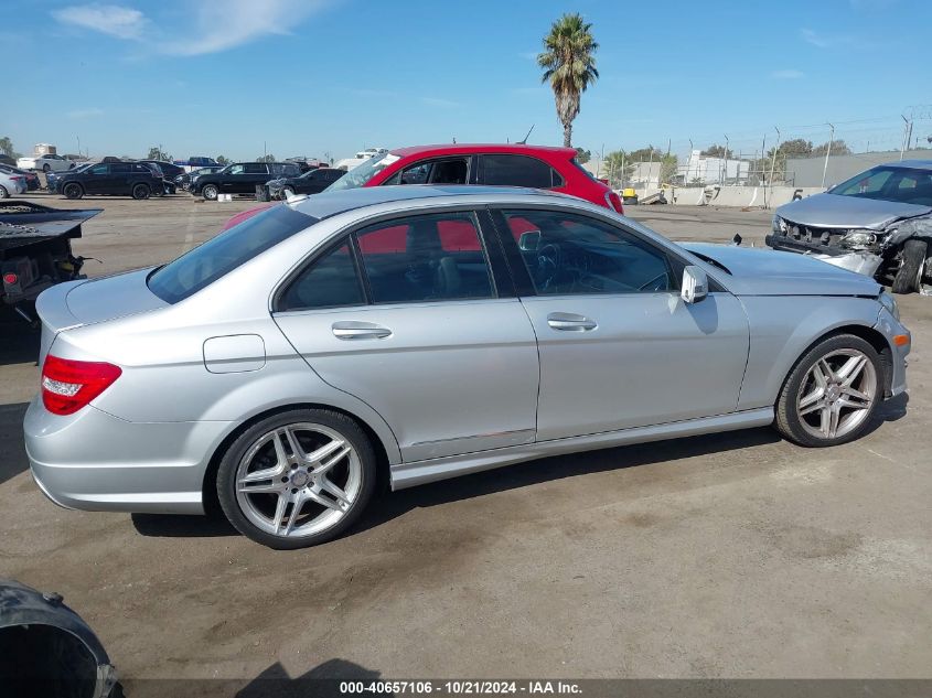 2013 Mercedes-Benz C 250 Luxury/Sport VIN: WDDGF4HB2DR290680 Lot: 40657106