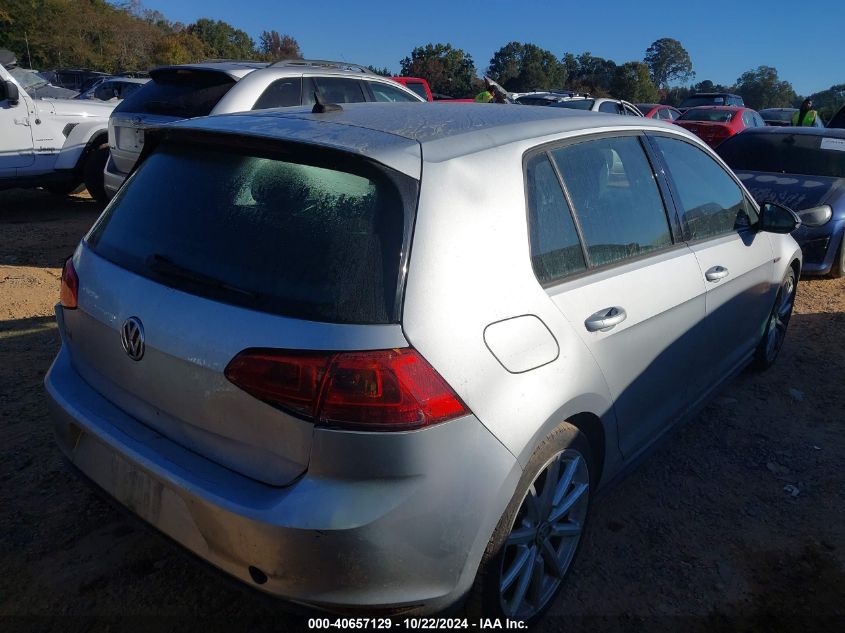 2016 Volkswagen Golf Gti S 4-Door VIN: 3VW5T7AU7GM016630 Lot: 40657129