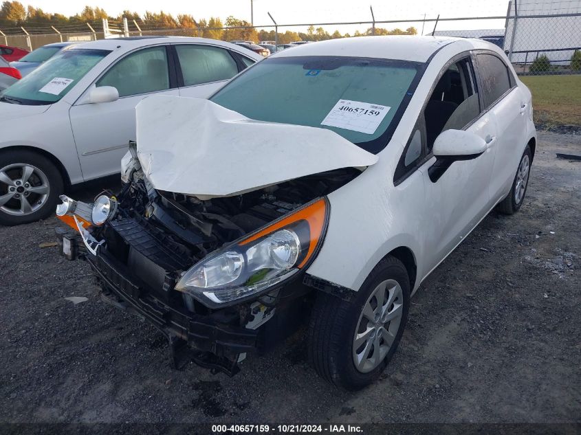 2016 Kia Rio Lx VIN: KNADM5A33G6668181 Lot: 40657159