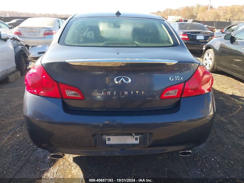 2008 Infiniti G35X VIN: JNKBV61F38M278183 Lot: 40657193