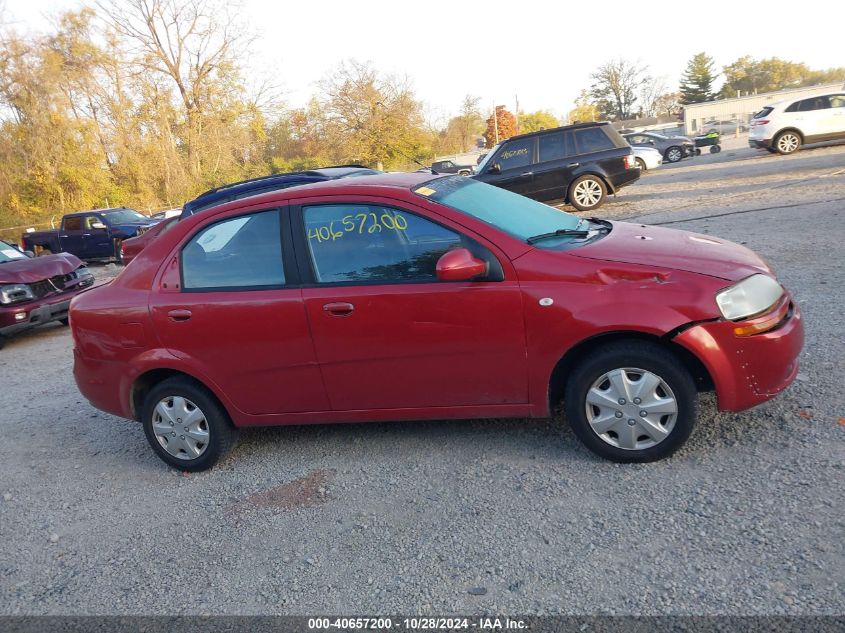 2006 Chevrolet Aveo Ls VIN: KL1TD56676B598649 Lot: 40657200