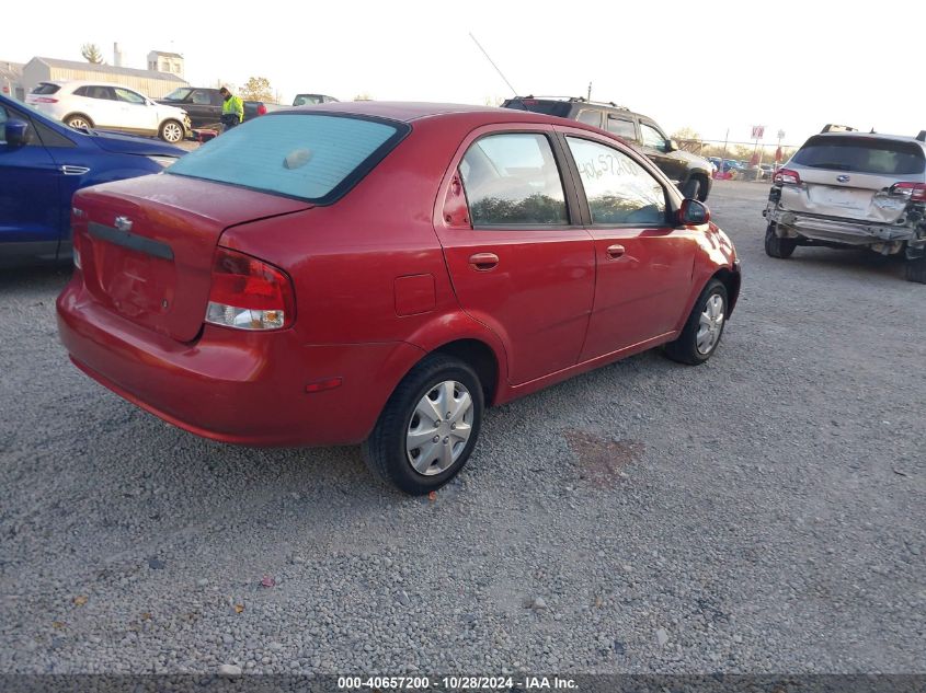 2006 Chevrolet Aveo Ls VIN: KL1TD56676B598649 Lot: 40657200