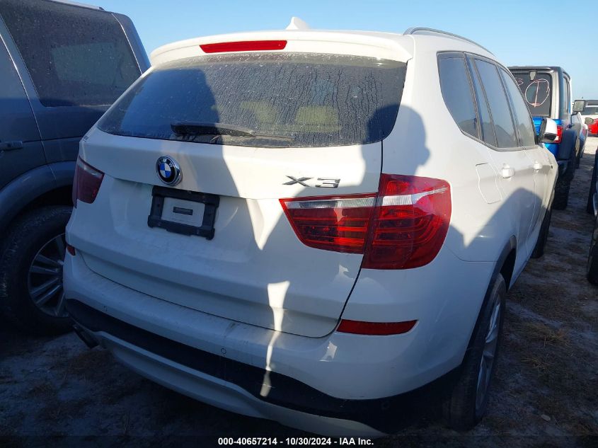 2016 BMW X3 xDrive28I VIN: 5UXWX9C56G0D68308 Lot: 40657214