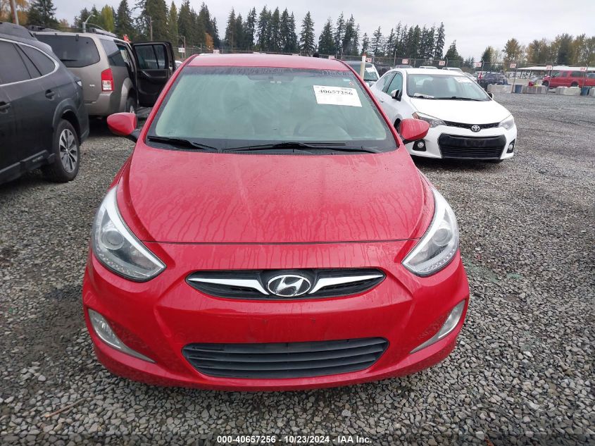 2014 Hyundai Accent Gls VIN: KMHCU4AE1EU757567 Lot: 40657256