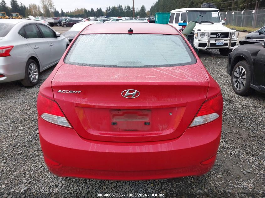 2014 Hyundai Accent Gls VIN: KMHCU4AE1EU757567 Lot: 40657256