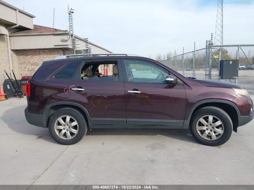 2011 Kia Sorento Lx VIN: 5XYKT4A10BG128895 Lot: 40657274