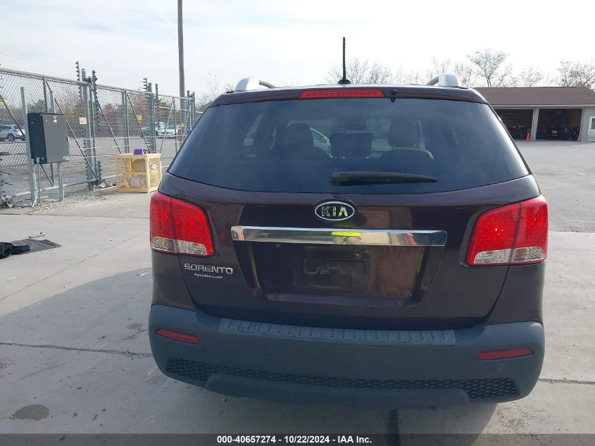 2011 Kia Sorento Lx VIN: 5XYKT4A10BG128895 Lot: 40657274