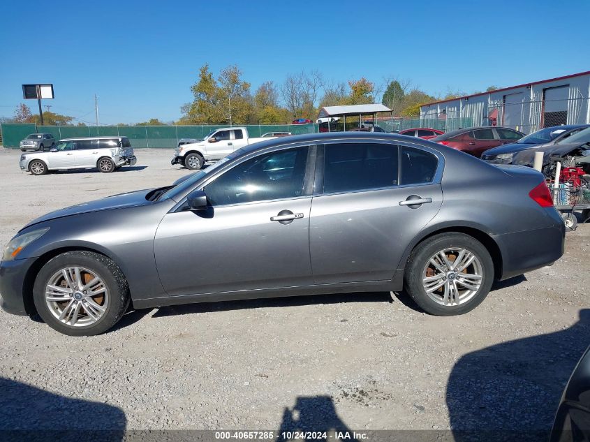 2011 Infiniti G37X VIN: JN1CV6AR9BM403097 Lot: 40657285