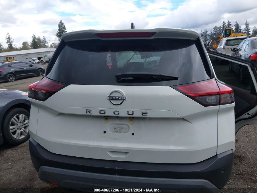 2022 Nissan Rogue S Fwd VIN: 5N1BT3AA7NC706098 Lot: 40657286