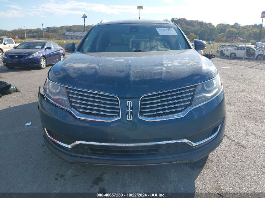 2016 Lincoln Mkx Reserve VIN: 2LMTJ6LR2GBL76456 Lot: 40657289