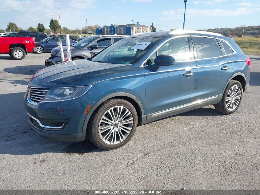 2016 Lincoln Mkx Reserve VIN: 2LMTJ6LR2GBL76456 Lot: 40657289