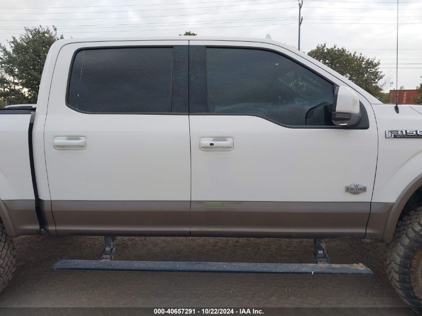 2019 Ford F-150 King Ranch VIN: 1FTEW1E5XKFA06953 Lot: 40657291