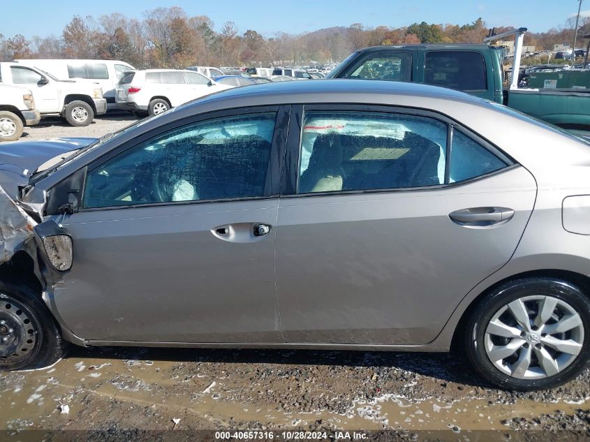 2014 Toyota Corolla Le VIN: 2T1BURHE2EC105167 Lot: 40657316