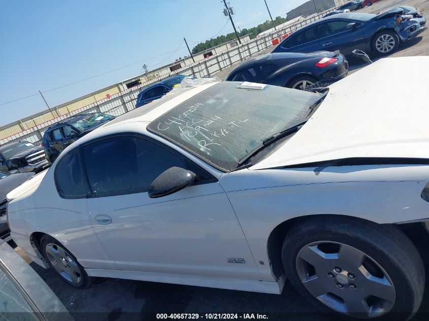 2006 Chevrolet Monte Carlo Ss VIN: 2G1WL16C369352019 Lot: 40657329