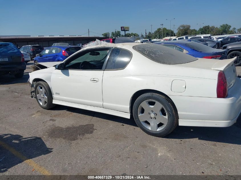 2006 Chevrolet Monte Carlo Ss VIN: 2G1WL16C369352019 Lot: 40657329