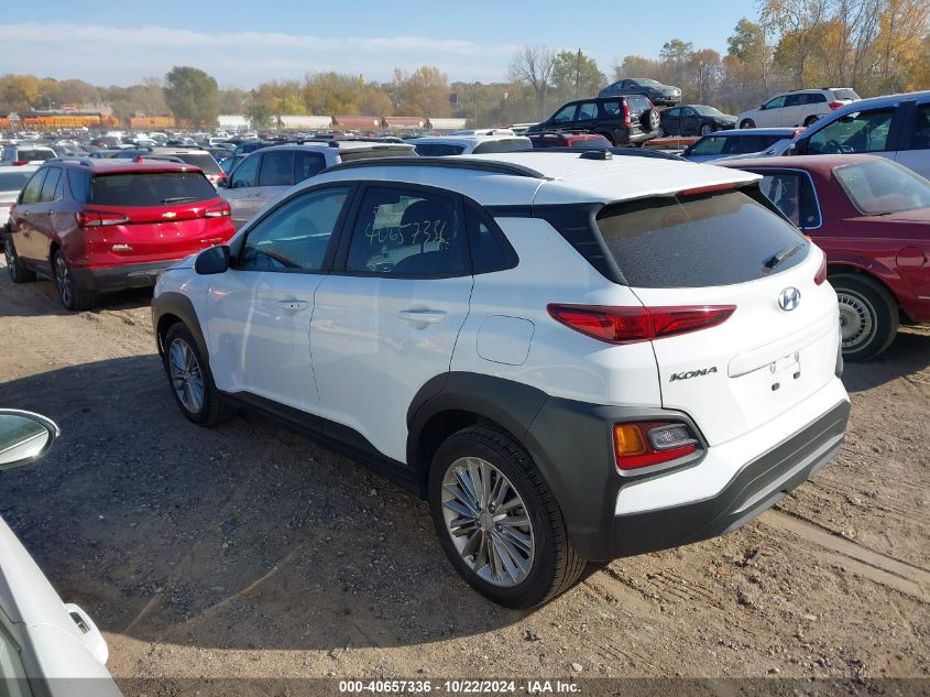 2021 Hyundai Kona Sel VIN: KM8K2CAA3MU733522 Lot: 40657336