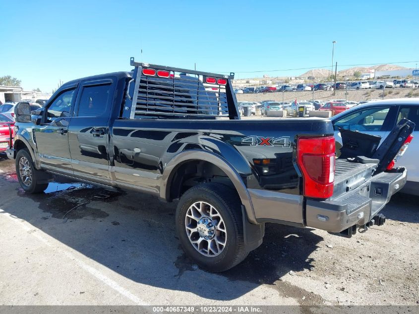 2022 Ford F-350 King Ranch VIN: 1FT8W3BT9NEF47305 Lot: 40657349