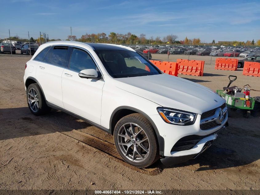 2022 MERCEDES-BENZ GLC 300 4MATIC SUV - W1N0G8EB7NV389629