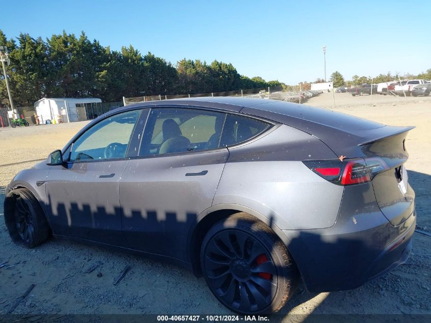 2023 Tesla Model Y Performance Dual Motor All-Wheel Drive VIN: 7SAYGDEF5PF833312 Lot: 40657427