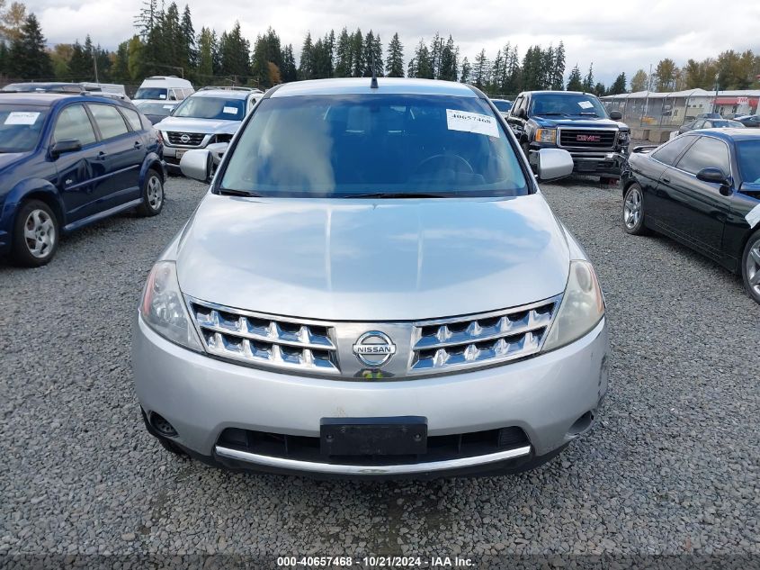 2006 Nissan Murano S VIN: JN8AZ08W66W526243 Lot: 40657468