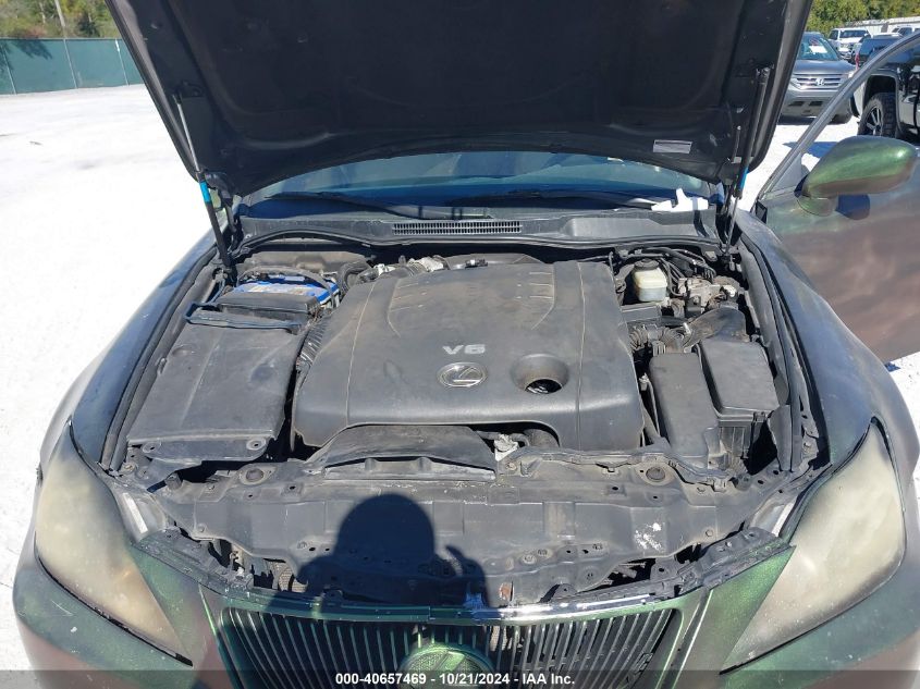 2008 Lexus Is 250 VIN: JTHBK262685059056 Lot: 40657469