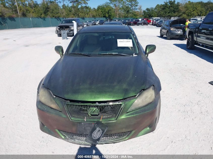 2008 Lexus Is 250 VIN: JTHBK262685059056 Lot: 40657469