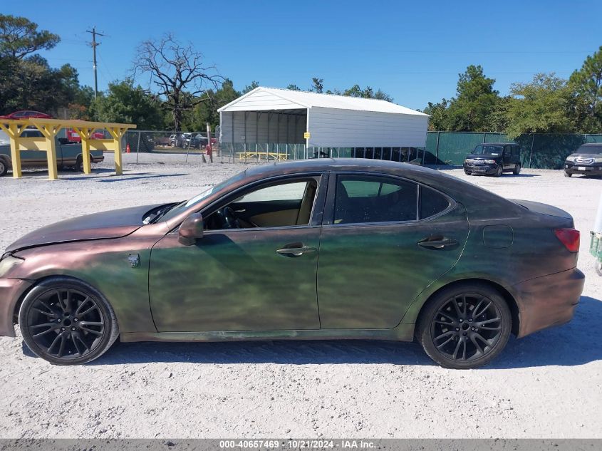 2008 Lexus Is 250 VIN: JTHBK262685059056 Lot: 40657469