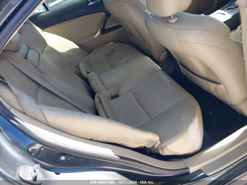 2008 Lexus Is 250 VIN: JTHBK262685059056 Lot: 40657469