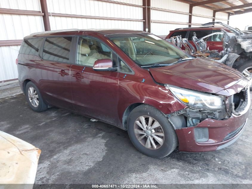 2017 Kia Sedona Lx VIN: KNDMB5C14H6237886 Lot: 40657471