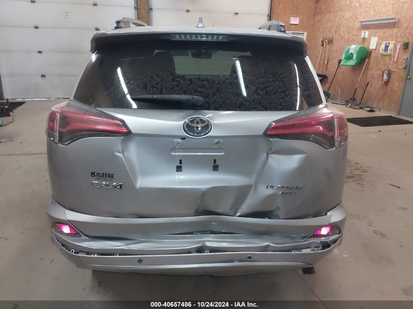 2017 Toyota Rav4 Platinum VIN: 2T3DFREV7HW609649 Lot: 40657486